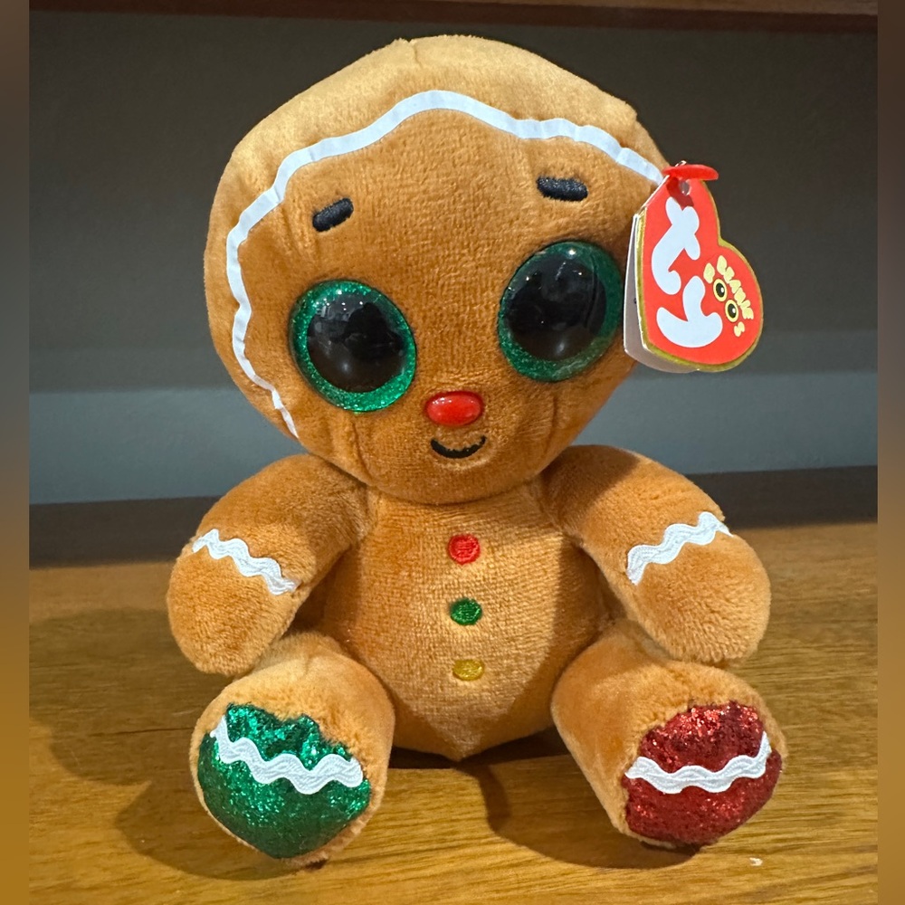 Ty Beanie Boos - "Crumble" the Gingerbread Man. Jan 14th